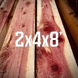 2x4x8 cedar lumber