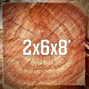 2x6x8' Cedar Lumber