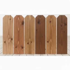 Pre-Stained Japanese Cedar Fence Picket - Bundle